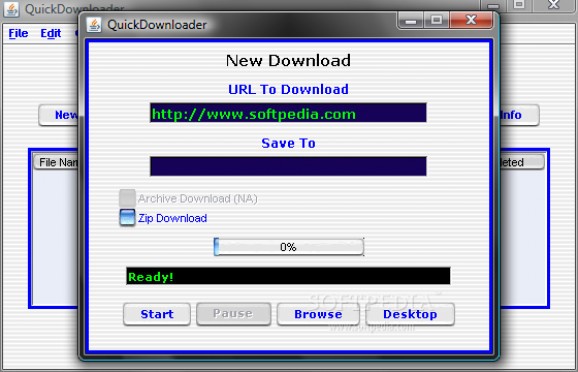 QuickDownloader screenshot