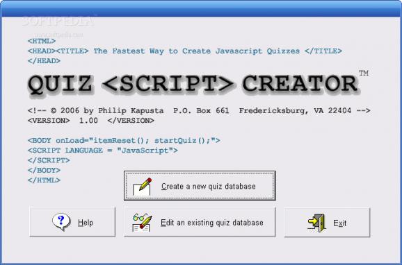 Quiz Script Creator screenshot