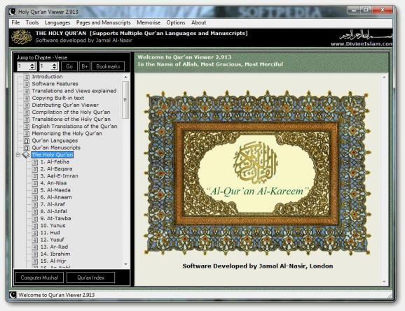 Holy Qur'an Viewer screenshot