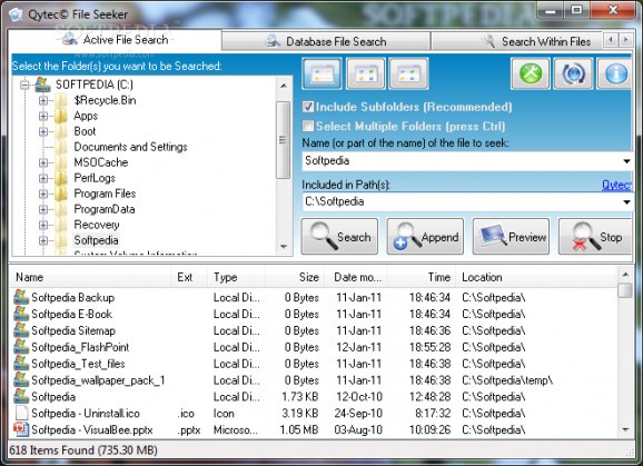 File Seeker screenshot