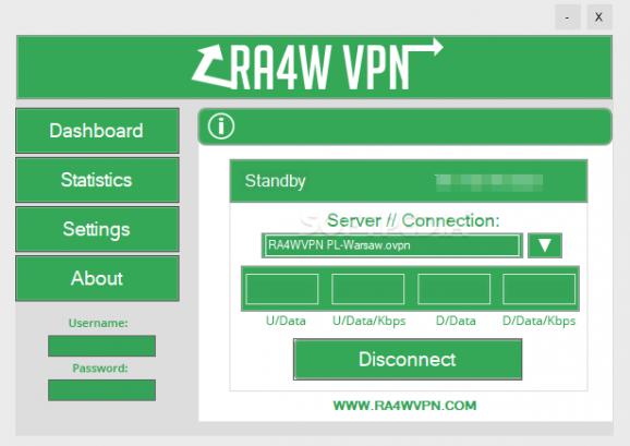 RA4W VPN screenshot
