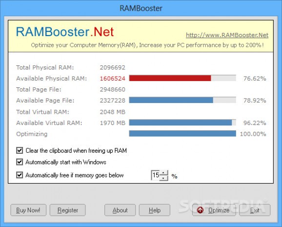 RAMBooster.Net screenshot