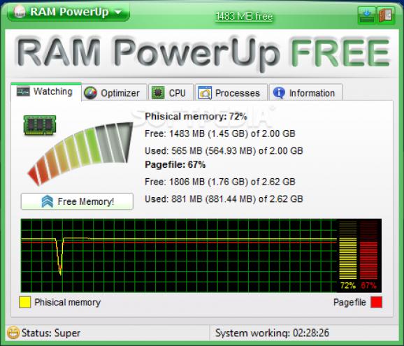 RAM PowerUp screenshot