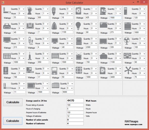Solar Calculator screenshot