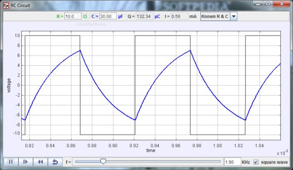 RC Circuit Model screenshot
