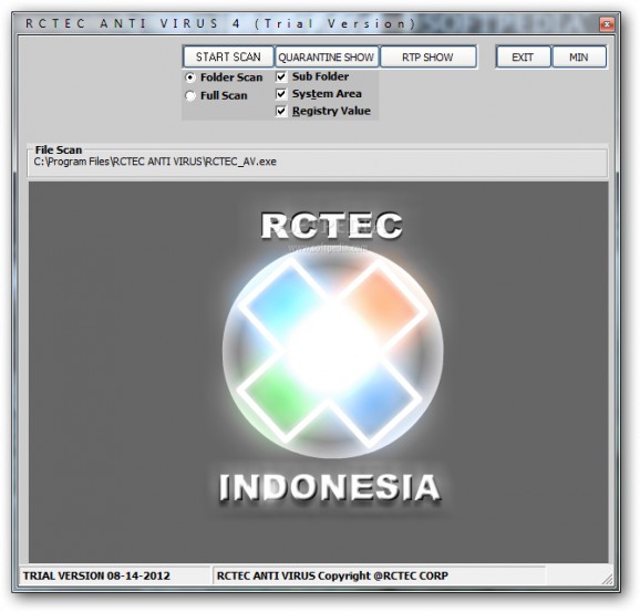 RCTEC ANTI VIRUS screenshot