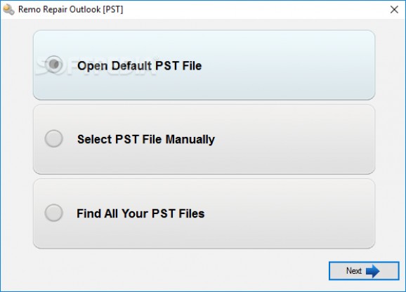 REMO Recover Outlook (PST) screenshot