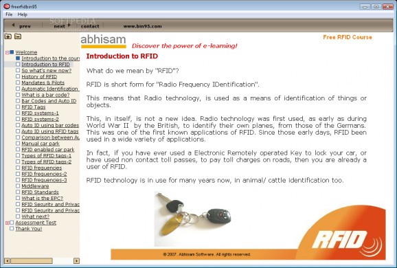RFID Basic Training screenshot
