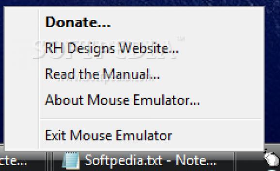 RH Mouse Emulator screenshot