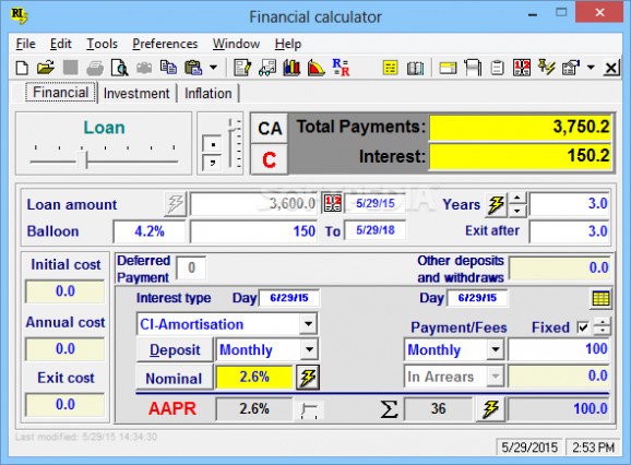 RICalc screenshot