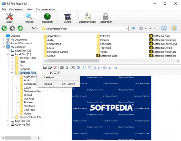 RS File Repair screenshot