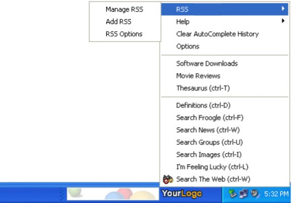 RSS Reader Builder screenshot