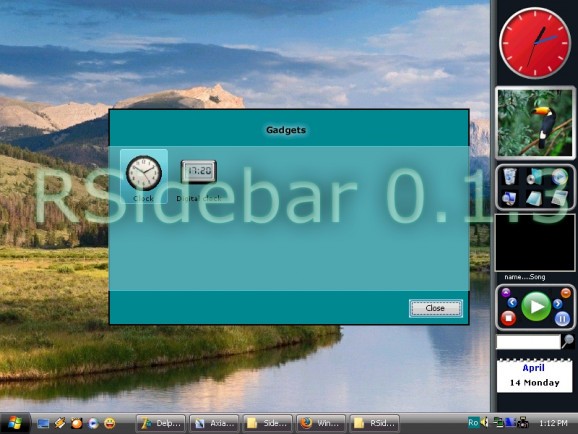 RSidebar screenshot