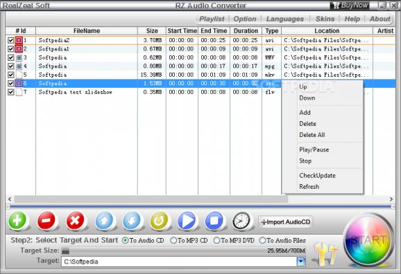 RZ Audio Converter screenshot