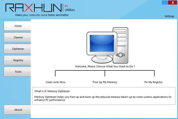 RaXHuN - Pc Utilities screenshot