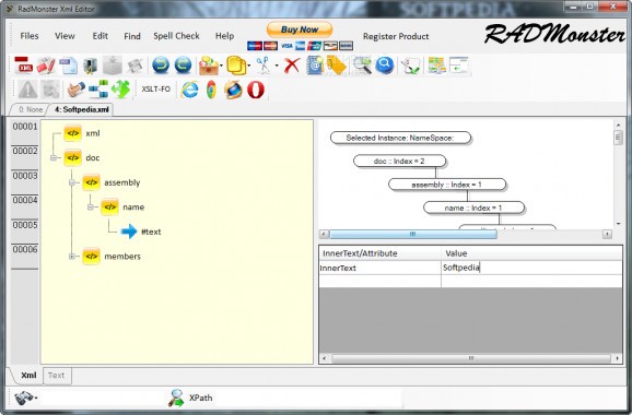 RadMonster Xml Editor screenshot