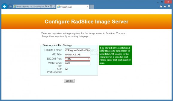 RadSlice ImgServer screenshot