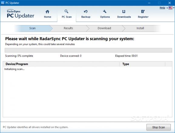 RadarSync PC Updater screenshot