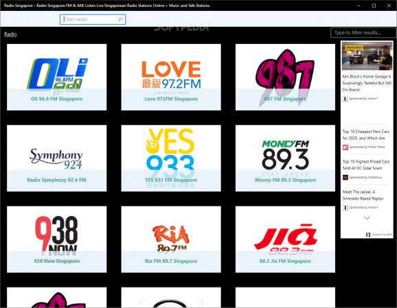 Radio Singapore screenshot