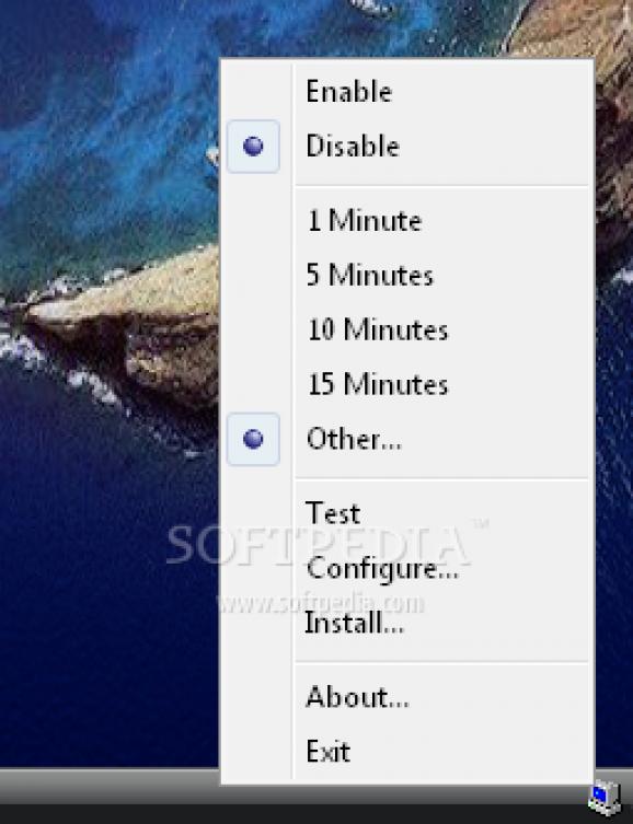 Radsoft ScreenSaverControl screenshot