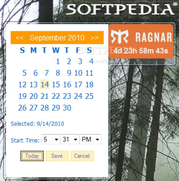 Ragnar Countdown screenshot