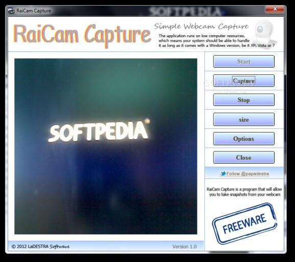 RaiCam Capture screenshot