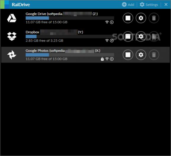 RaiDrive screenshot