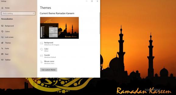 Ramadan Kareem Windows 7 Theme screenshot