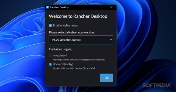Rancher Desktop screenshot