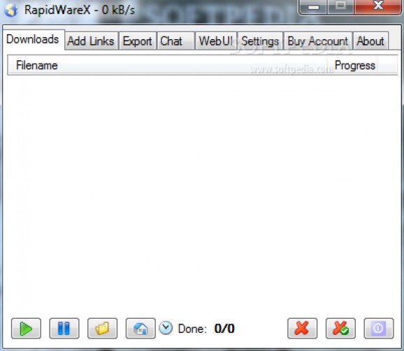 RapidWareX screenshot