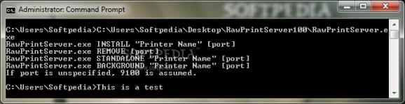 Raw Print Server screenshot