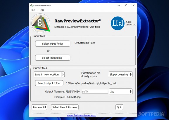 RawPreviewExtractor screenshot