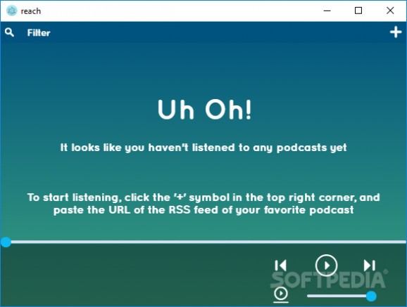 Reach Podcast Player screenshot