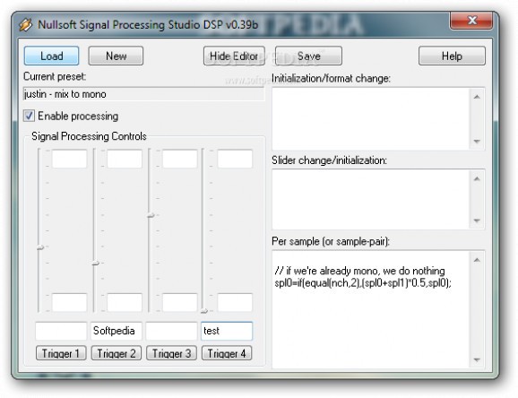 Readjusting Amplification Controller screenshot