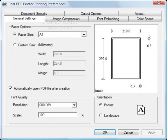 Real PDF Printer screenshot