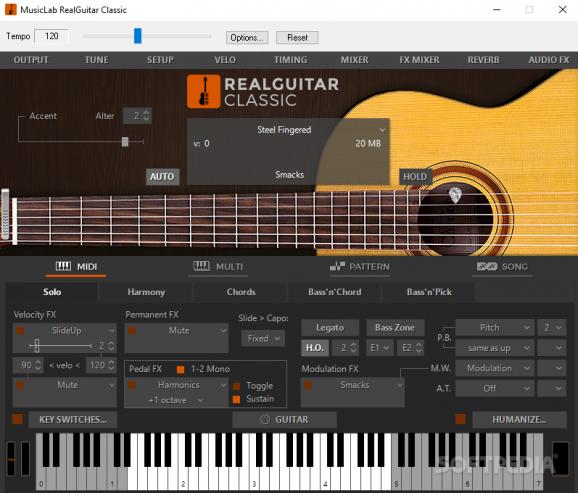MusicLab RealGuitar screenshot