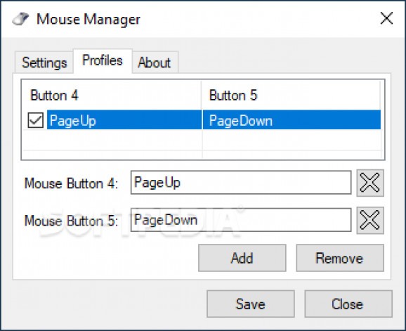 Mouse Manager screenshot