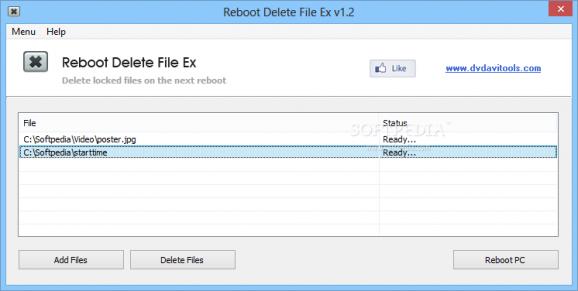 Reboot Delete File Ex screenshot