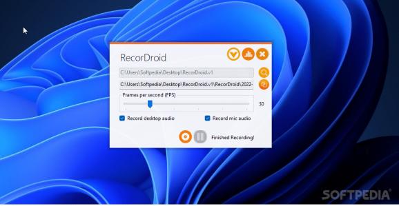 RecorDroid screenshot
