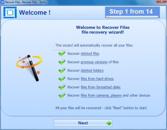 Recover Files screenshot
