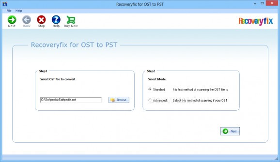 RecoveryFIX for OST screenshot