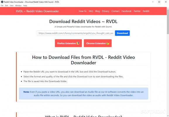 Reddit Video Downloader screenshot