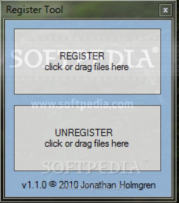 Register Tool screenshot