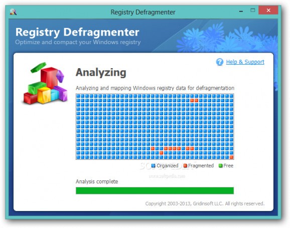 Registry Defragmenter screenshot
