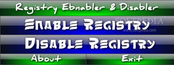 Registry Enabler & Disabler screenshot