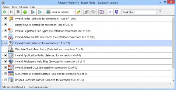 Registry Healer screenshot