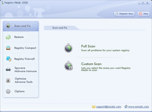 Registry Medic 2008 screenshot