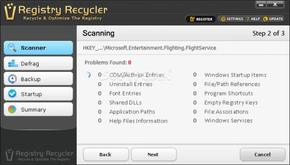 Registry Recycler screenshot
