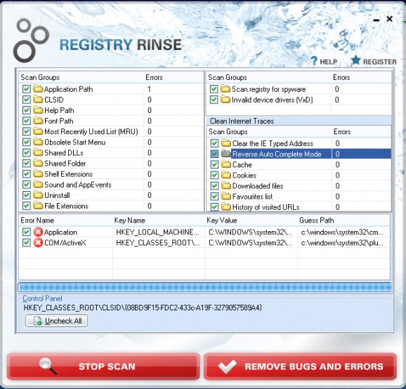 Registry Rinse screenshot