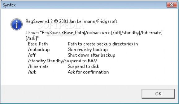 Registry Saver screenshot